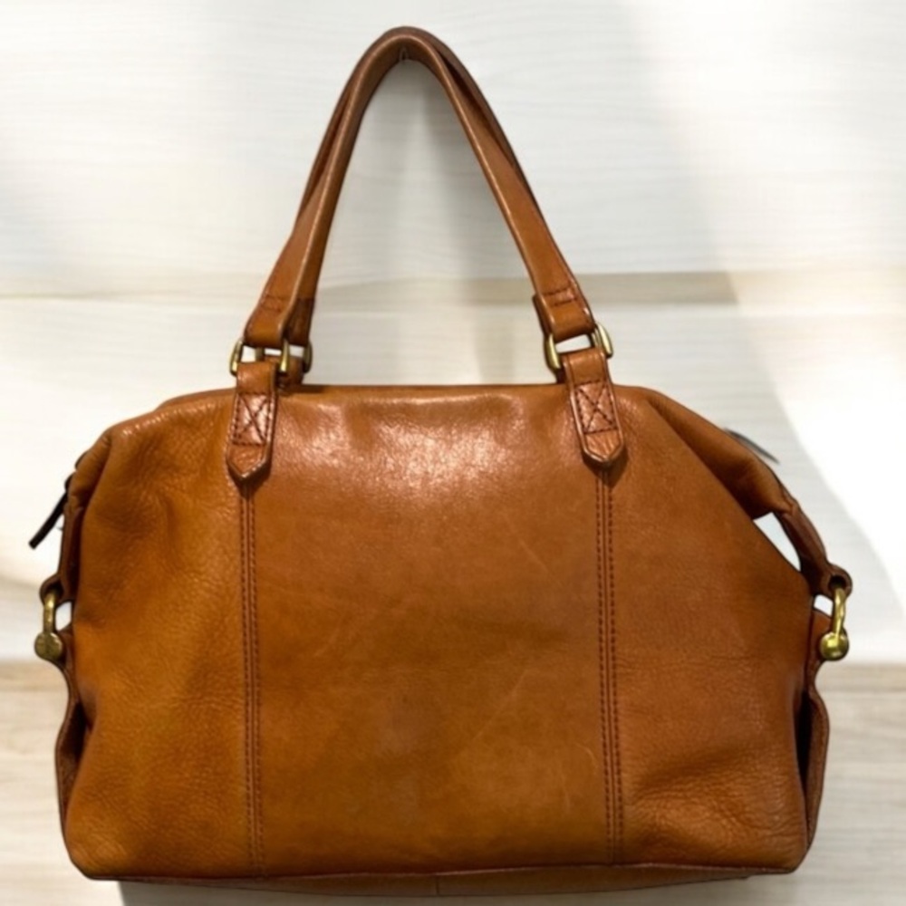 Madewell Cognac Leather Shoulder Bag